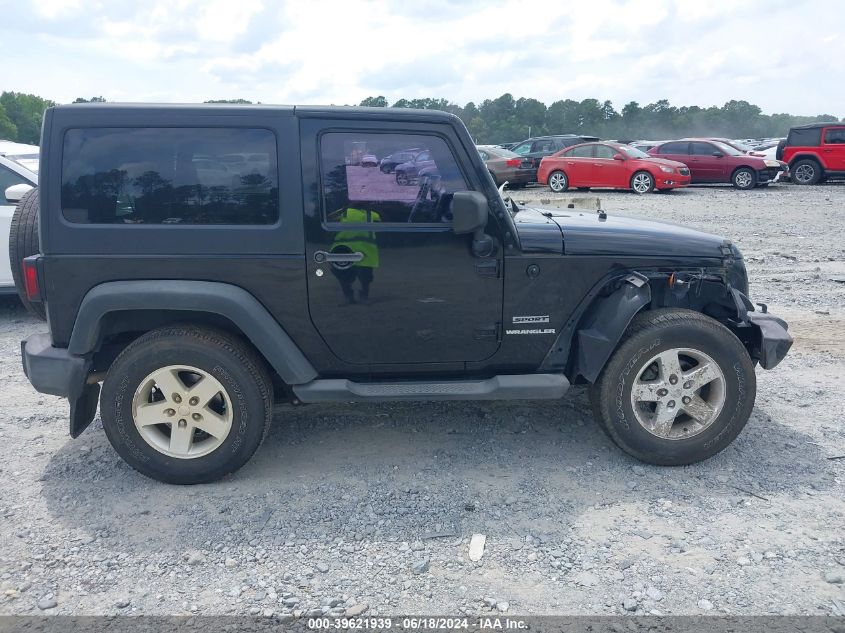 2015 Jeep Wrangler Sport VIN: 1C4AJWAG6FL613487 Lot: 39621939