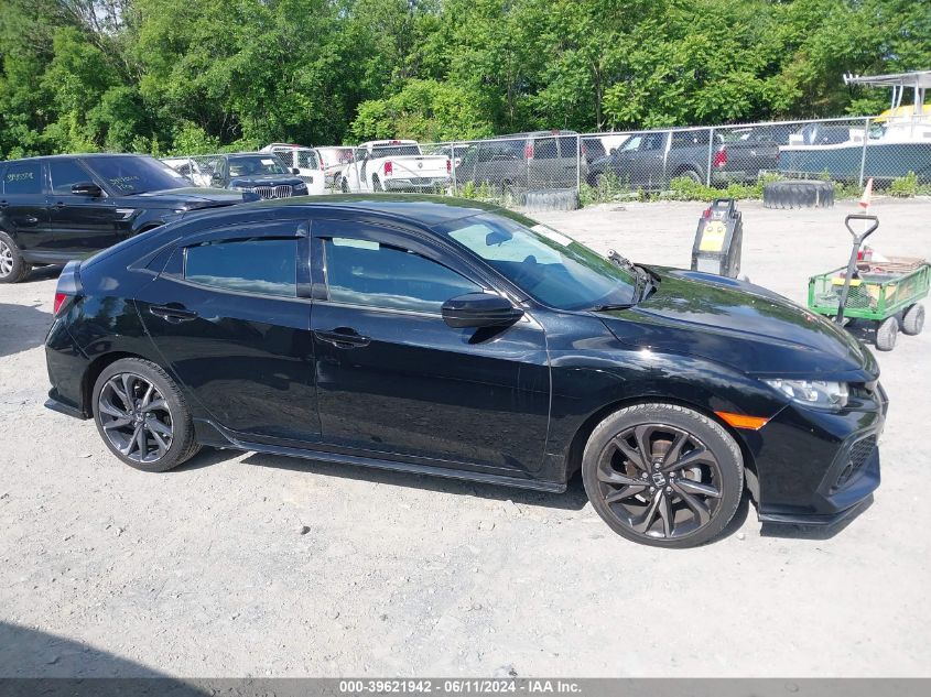 2019 Honda Civic Sport VIN: SHHFK7H42KU411827 Lot: 39621942