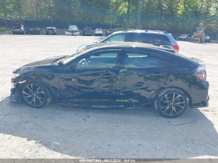 2019 Honda Civic Sport VIN: SHHFK7H42KU411827 Lot: 39621942