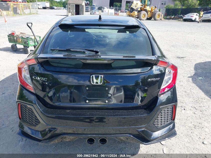 2019 Honda Civic Sport VIN: SHHFK7H42KU411827 Lot: 39621942
