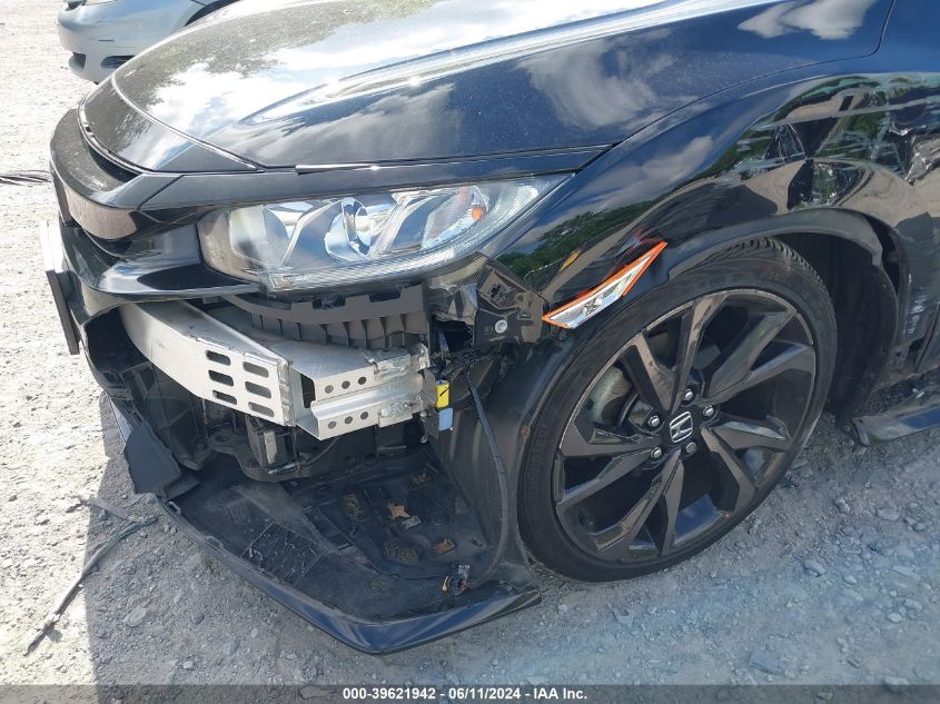 2019 Honda Civic Sport VIN: SHHFK7H42KU411827 Lot: 39621942