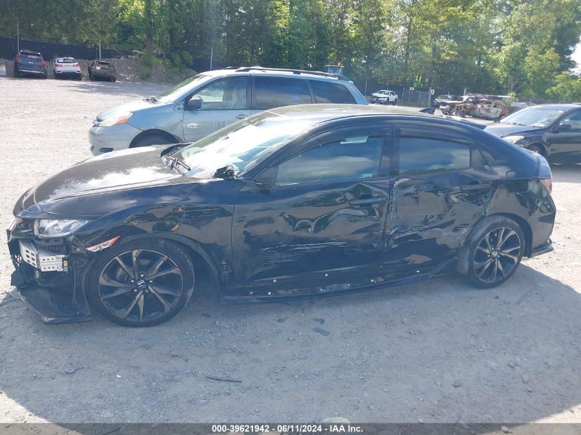 2019 Honda Civic Sport VIN: SHHFK7H42KU411827 Lot: 39621942