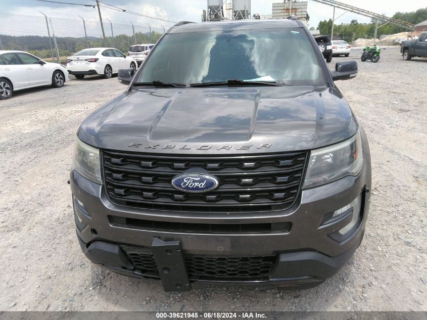 2016 Ford Explorer Sport VIN: 1FM5K8GTXGGC97449 Lot: 39621945