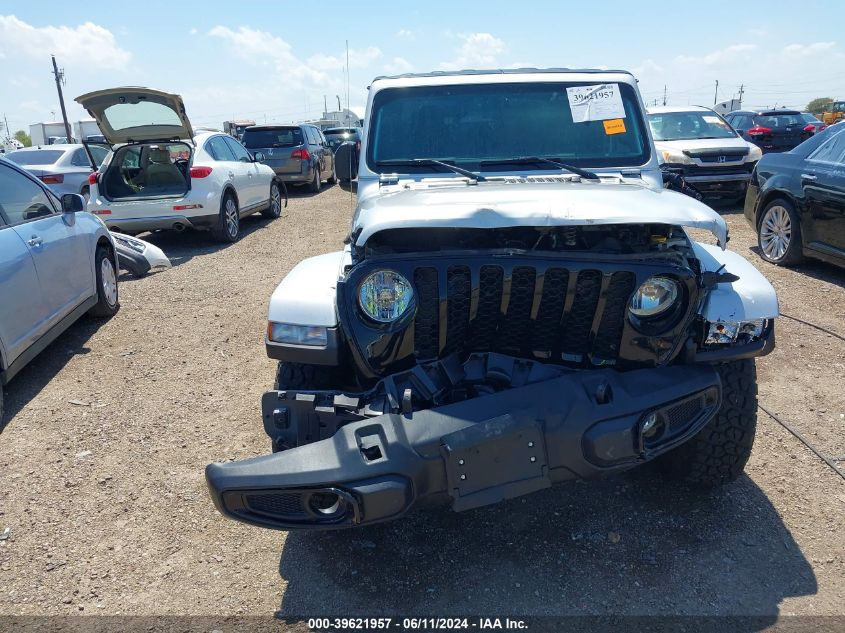 2023 Jeep Gladiator Willys 4X4 VIN: 1C6HJTAG6PL573935 Lot: 39621957