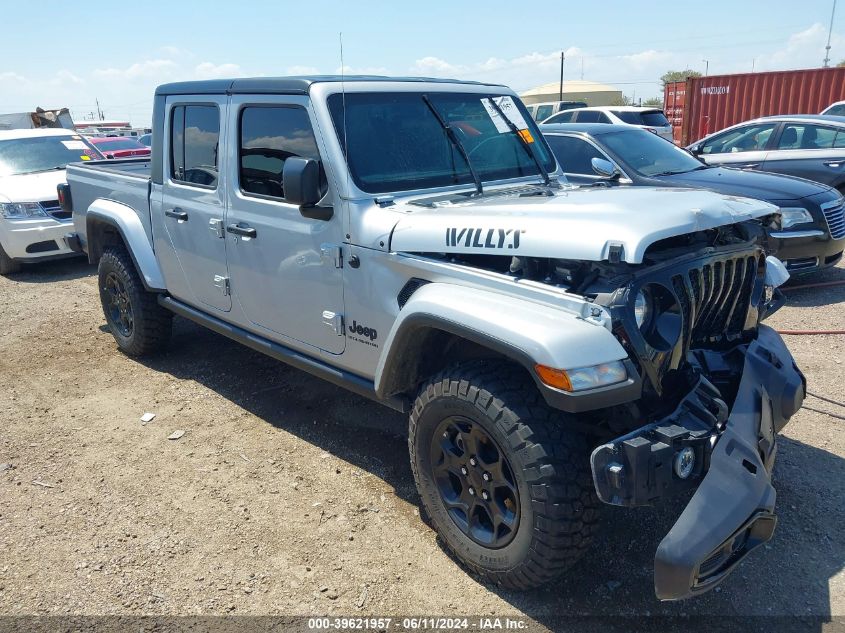 2023 Jeep Gladiator Willys 4X4 VIN: 1C6HJTAG6PL573935 Lot: 39621957