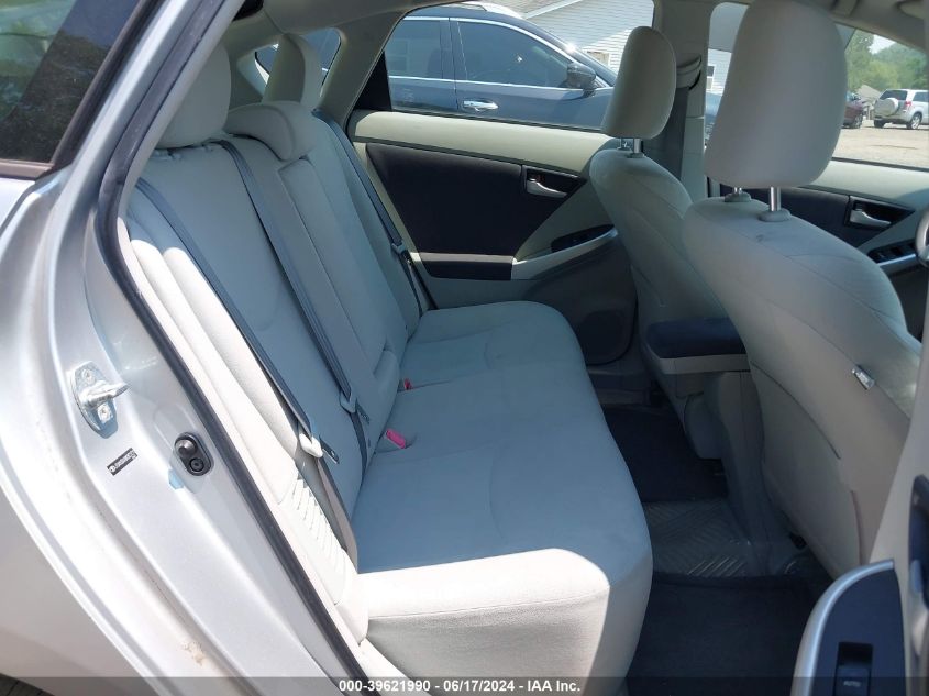 2011 Toyota Prius Two VIN: JTDKN3DU6B0322721 Lot: 39621990