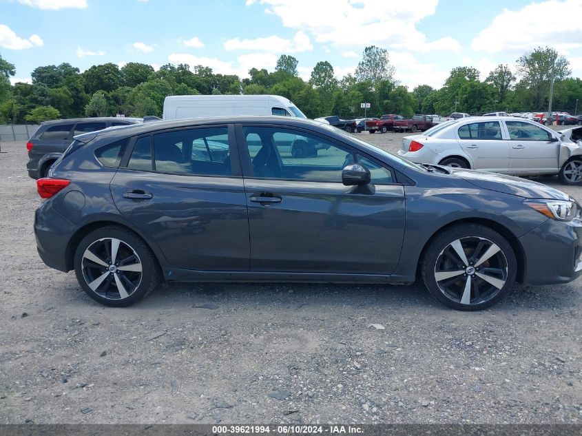 2018 SUBARU IMPREZA 2.0I SPORT - 4S3GTAK65J1721908