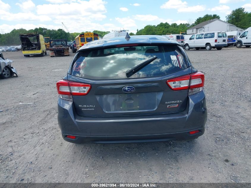 2018 SUBARU IMPREZA 2.0I SPORT - 4S3GTAK65J1721908