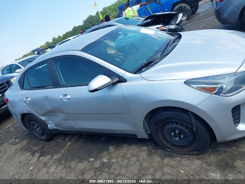 2019 Kia Rio S VIN: 3KPA24AB6KE167639 Lot: 39621995