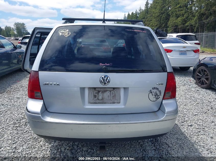 2005 Volkswagen Jetta Gl Tdi VIN: WVWRR61J95W018038 Lot: 39622003