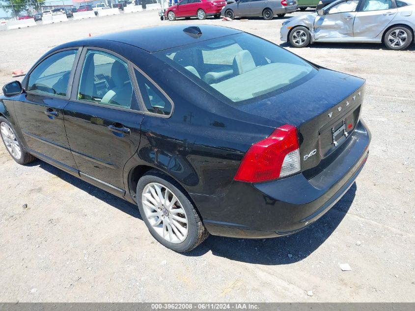 2009 Volvo S40 2.4I VIN: YV1MS382792467625 Lot: 39622008