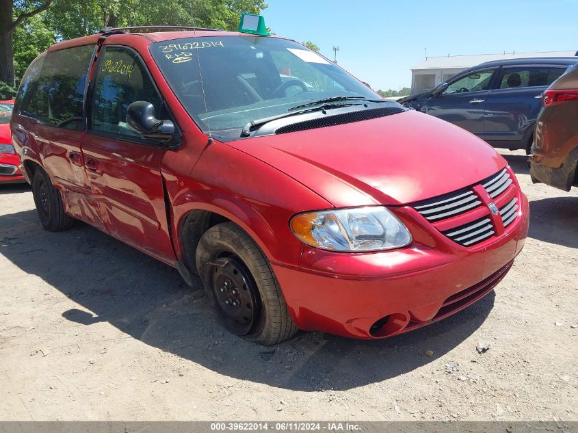 2005 Dodge Grand Caravan Se VIN: 2D4GP24R55R184172 Lot: 39622014