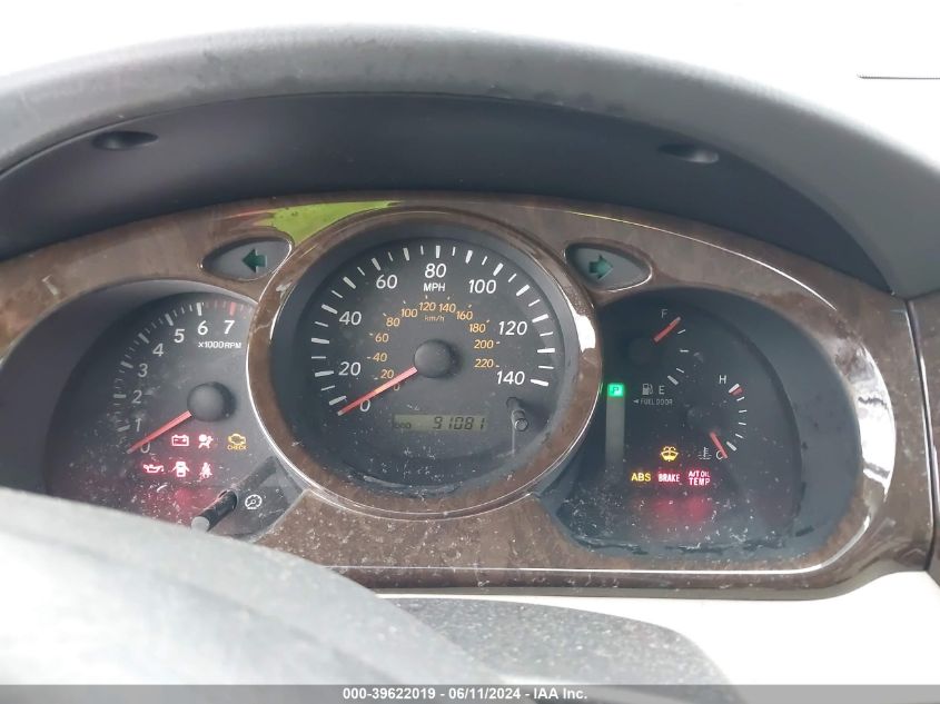 2003 Toyota Highlander Limited V6 VIN: JTEGF21A630109482 Lot: 39622019