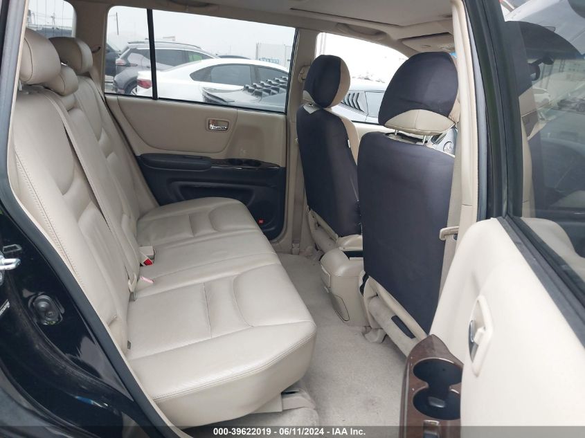 2003 Toyota Highlander Limited V6 VIN: JTEGF21A630109482 Lot: 39622019