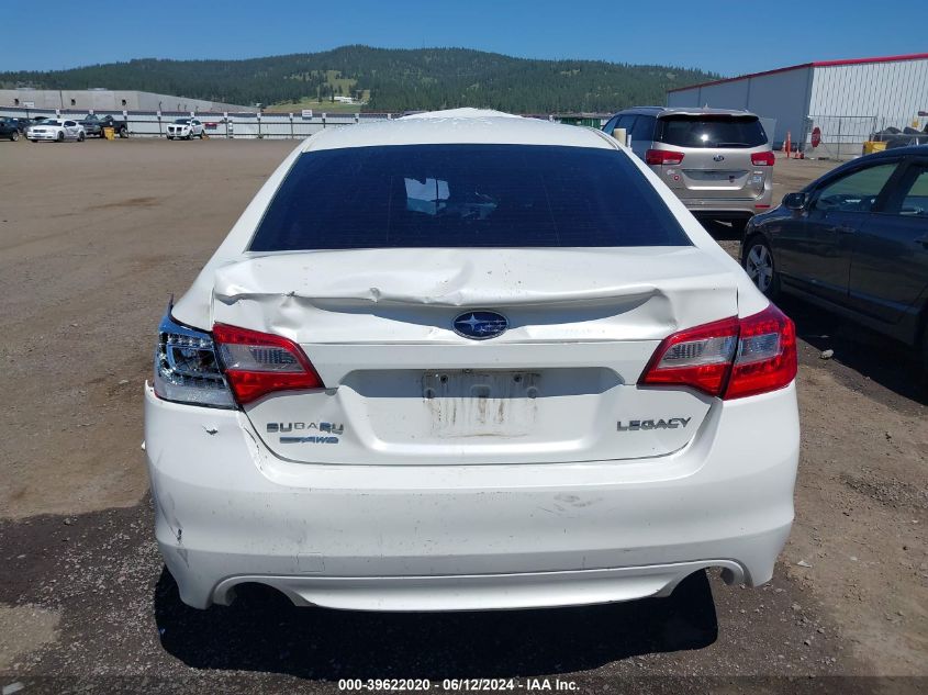 2016 Subaru Legacy 2.5I VIN: 4S3BNAA62G3009021 Lot: 39622020