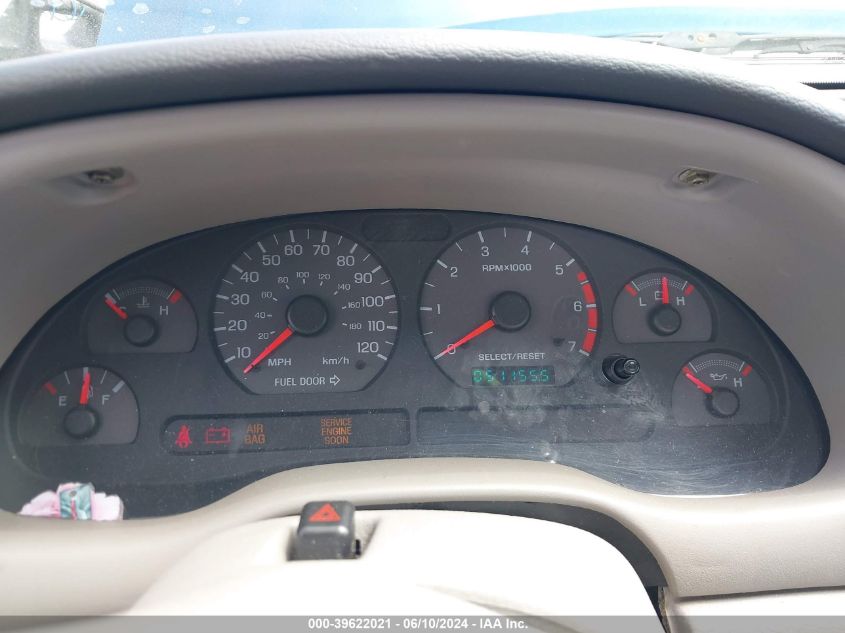 1999 Ford Mustang VIN: 1FAFP404XXF210540 Lot: 39622021