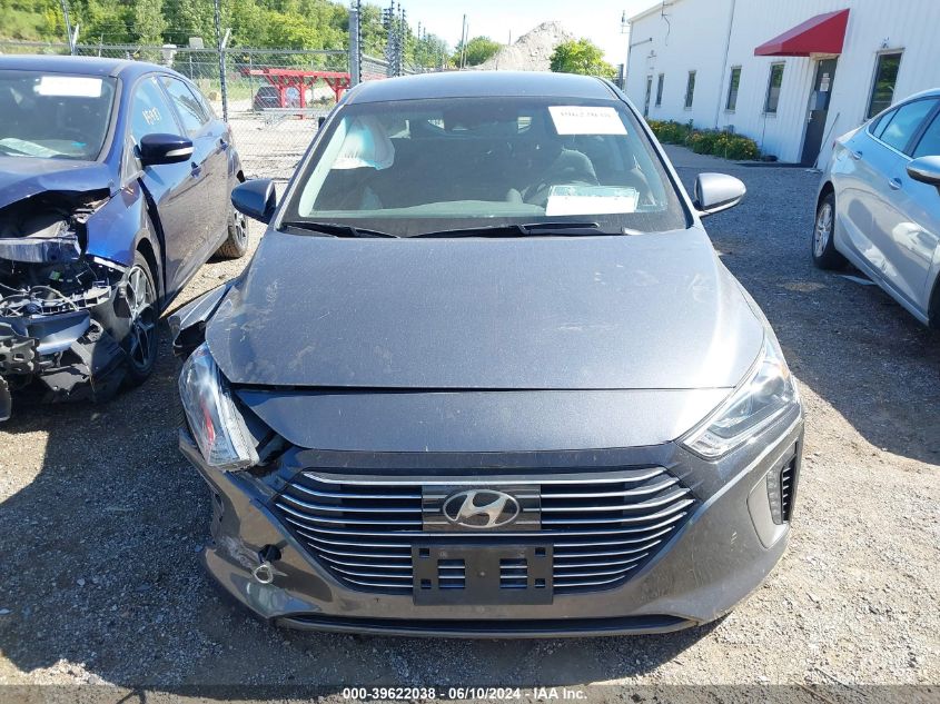 2019 Hyundai Ioniq Hybrid Sel VIN: KMHC75LC7KU113012 Lot: 39622038