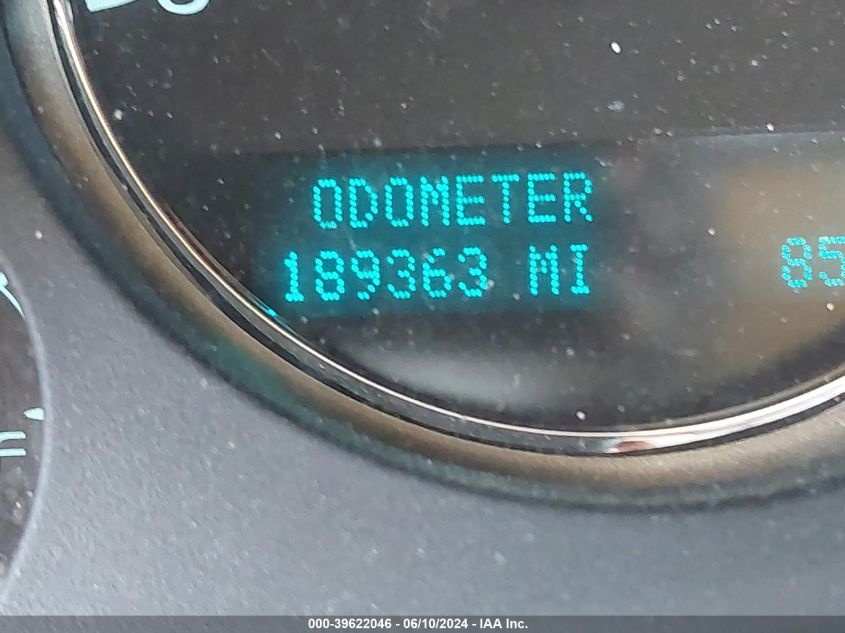 2011 Chevrolet Tahoe Ltz VIN: 1GNSCCE06BR263612 Lot: 39622046