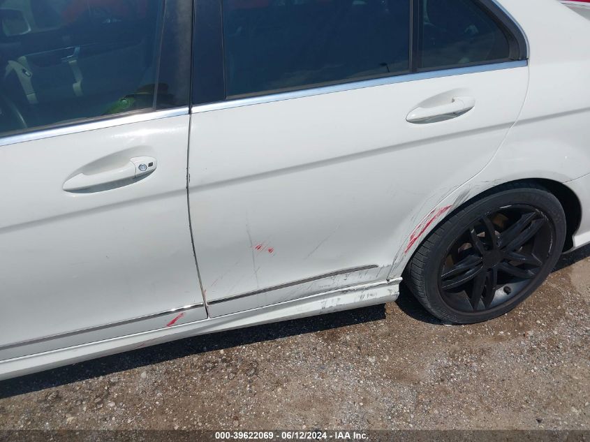 2012 Mercedes-Benz C 250 Luxury/Sport VIN: WDDGF4HB5CR218337 Lot: 39622069