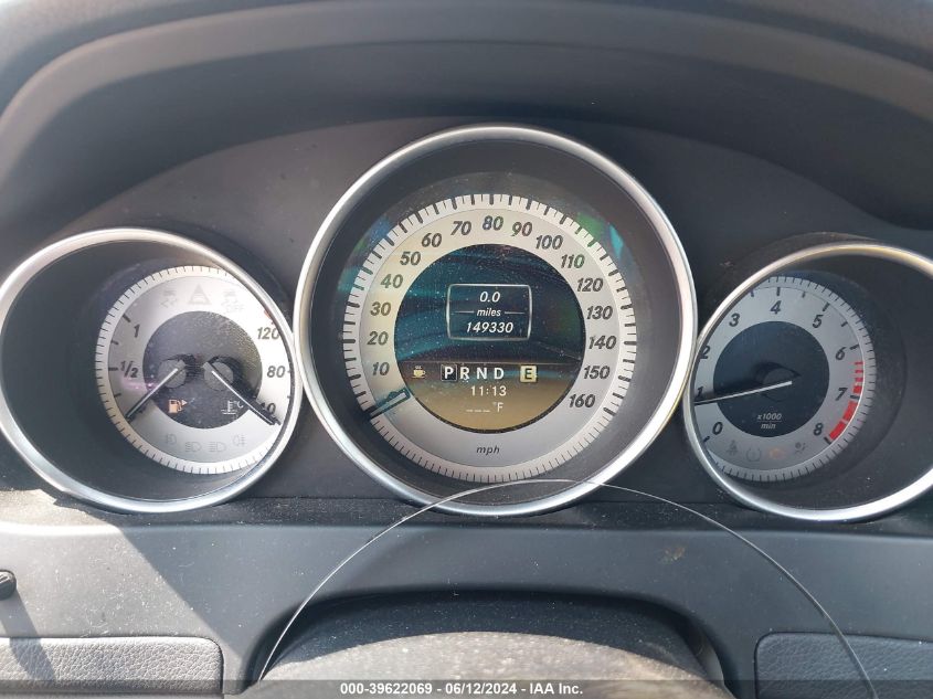 2012 Mercedes-Benz C 250 Luxury/Sport VIN: WDDGF4HB5CR218337 Lot: 39622069