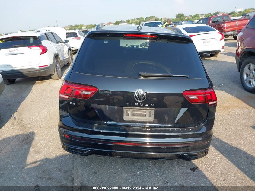 2023 VOLKSWAGEN TIGUAN SE R-LINE BLACK - 3VVCB7AX5PM042023