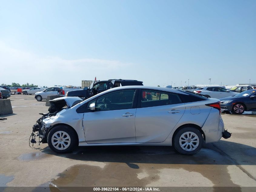 2020 Toyota Prius Le VIN: JTDKARFU3L3118972 Lot: 39622104