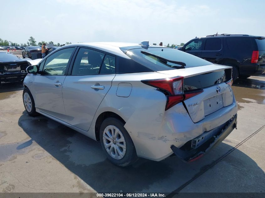 2020 Toyota Prius Le VIN: JTDKARFU3L3118972 Lot: 39622104