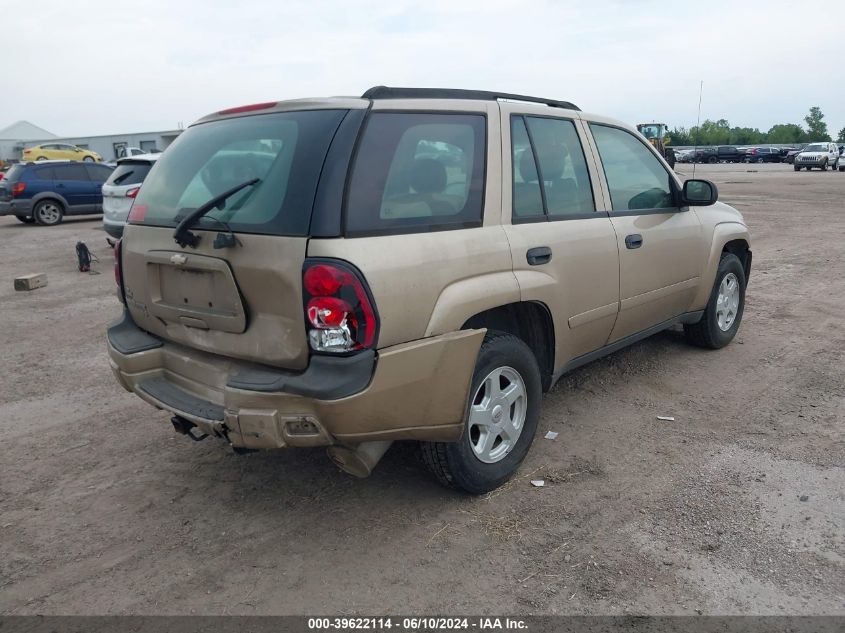 2007 Chevrolet Trailblazer Ls VIN: 1GNDS13S672222613 Lot: 39622114