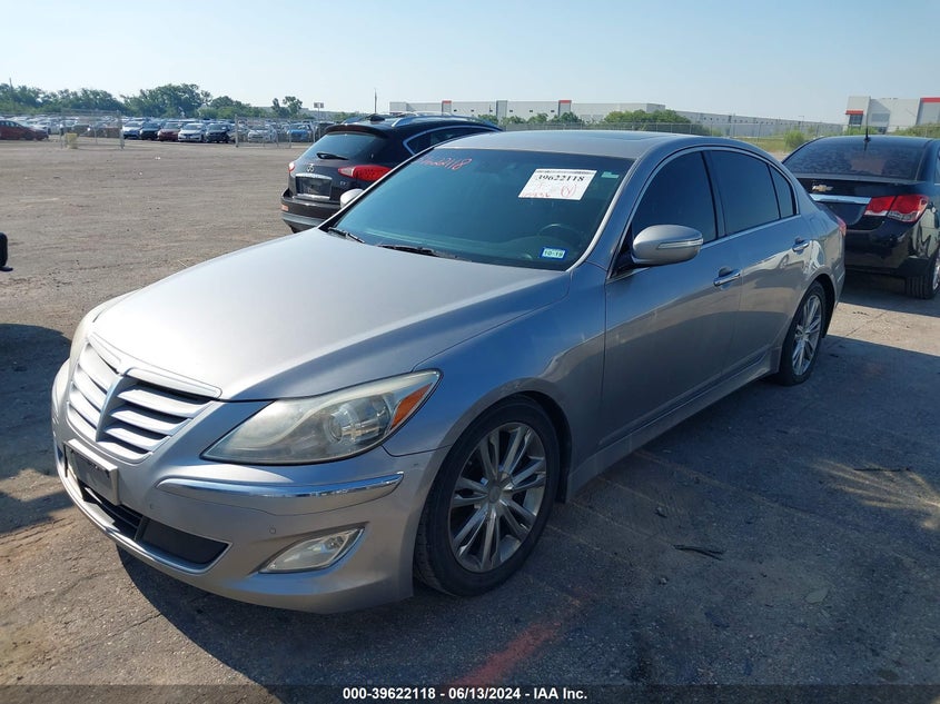 2012 Hyundai Genesis 3.8 VIN: KMHGC4DD6CU211075 Lot: 39622118