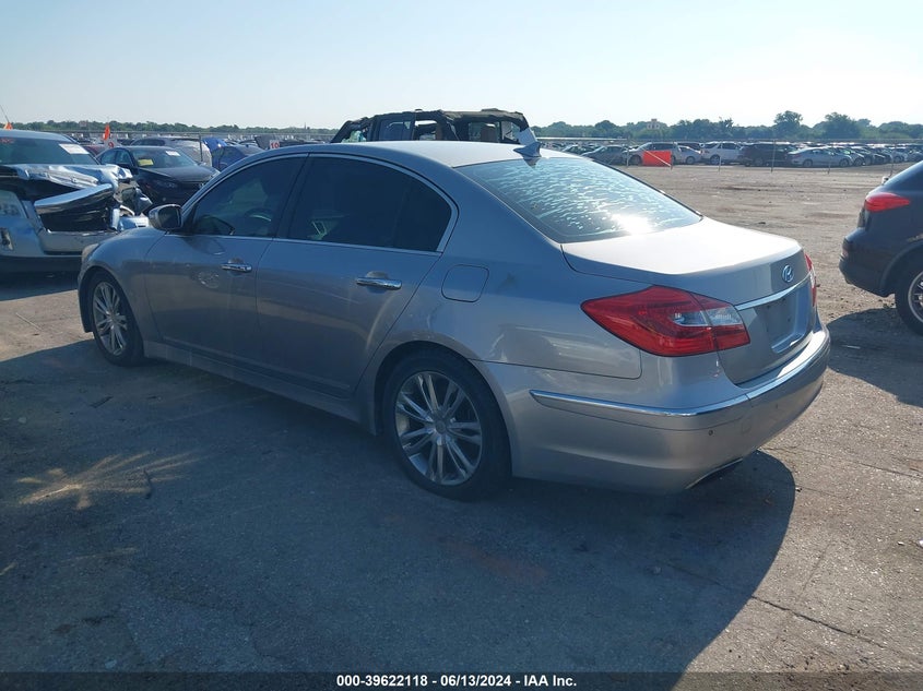 2012 Hyundai Genesis 3.8 VIN: KMHGC4DD6CU211075 Lot: 39622118