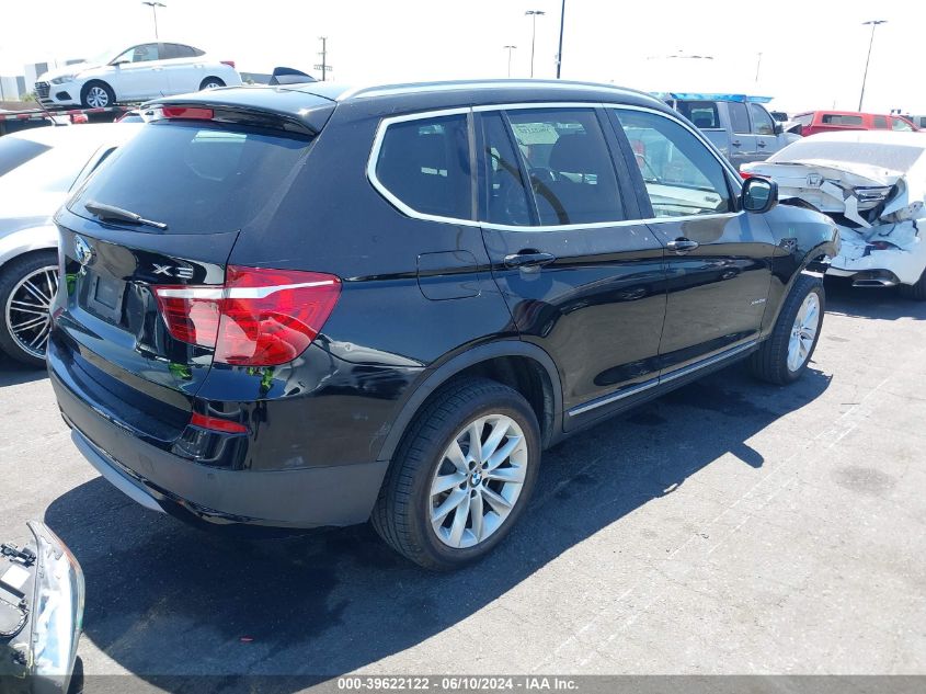 2013 BMW X3 xDrive28I VIN: 5UXWX9C57D0A16527 Lot: 39622122