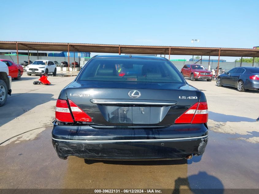 2004 Lexus Ls 430 VIN: JTHBN36F040149889 Lot: 39622131