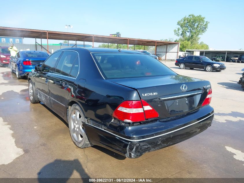 2004 Lexus Ls 430 VIN: JTHBN36F040149889 Lot: 39622131