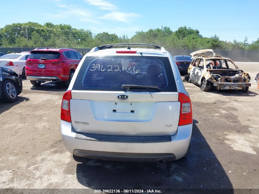 2007 Kia Rondo Lx VIN: KNAFG525277121493 Lot: 39622136