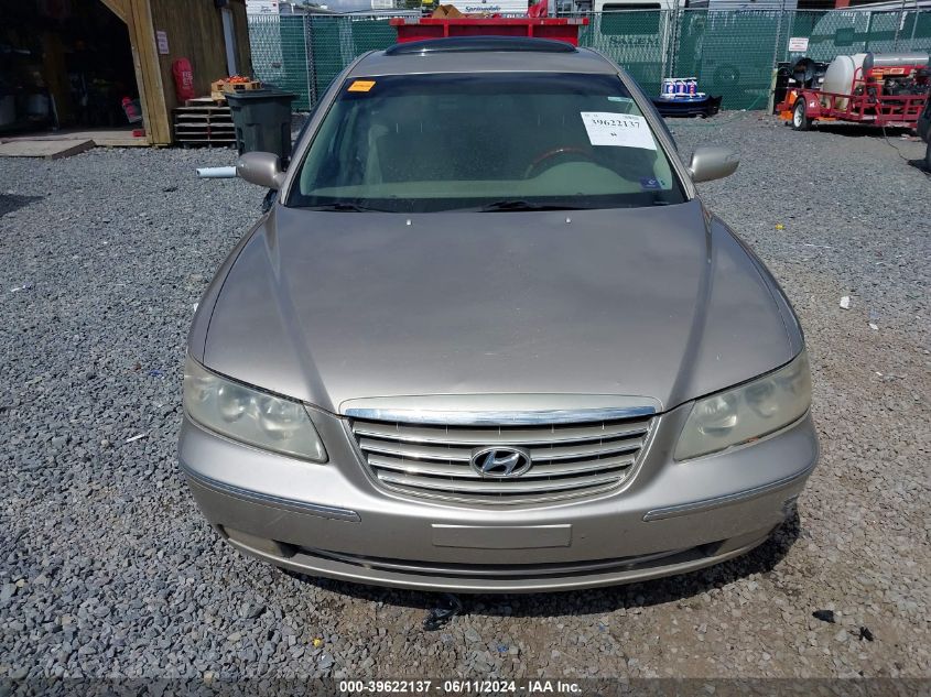 2008 Hyundai Azera Limited VIN: KMHFC46F08A301552 Lot: 39622137