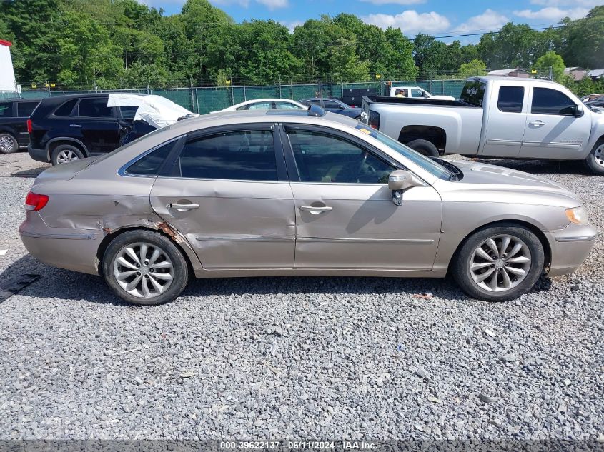 2008 Hyundai Azera Limited VIN: KMHFC46F08A301552 Lot: 39622137