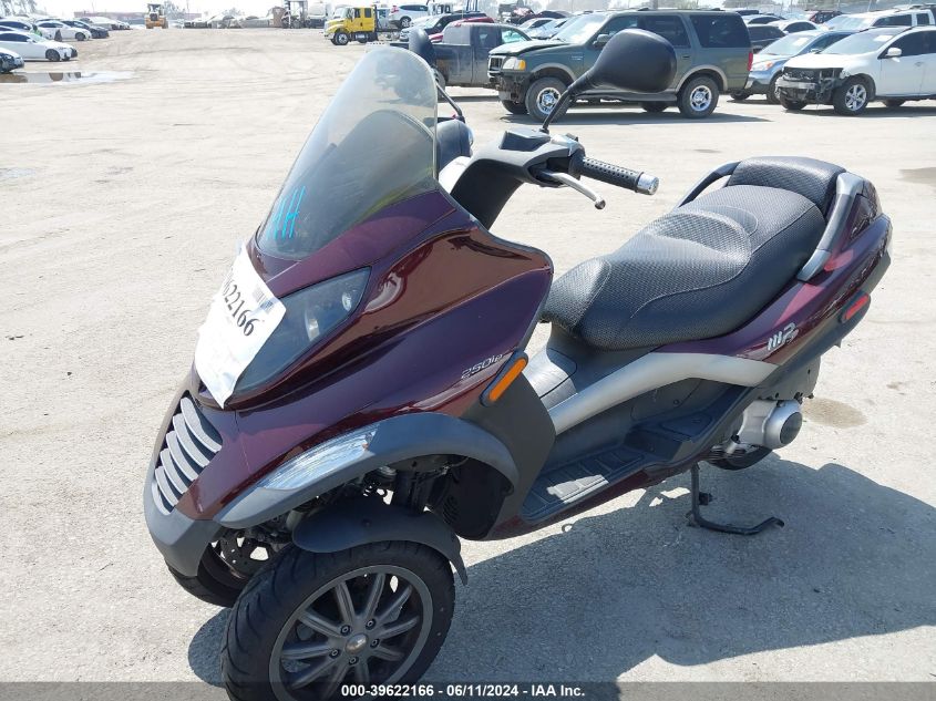 2007 Piaggio Mp3 VIN: ZAPM479M975002877 Lot: 39622166