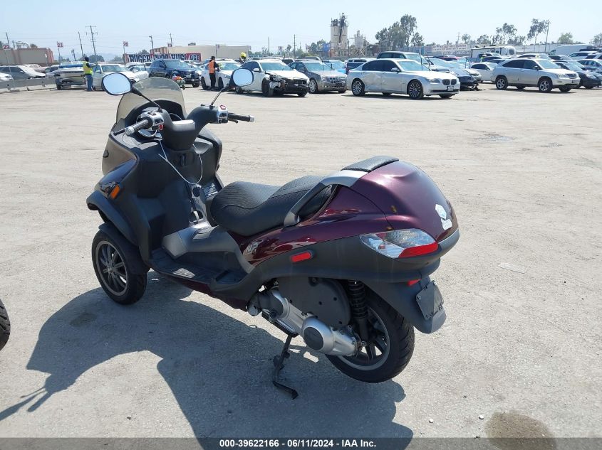 2007 Piaggio Mp3 VIN: ZAPM479M975002877 Lot: 39622166