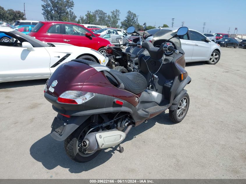 2007 Piaggio Mp3 VIN: ZAPM479M975002877 Lot: 39622166