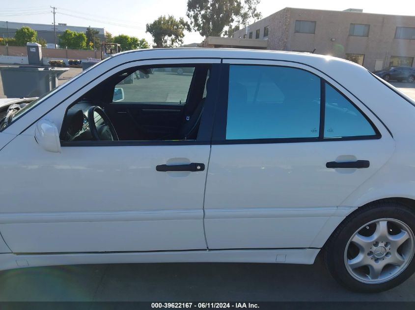 2000 Mercedes-Benz C 230 Kompressor VIN: WDBHA24G6YA834880 Lot: 39622167