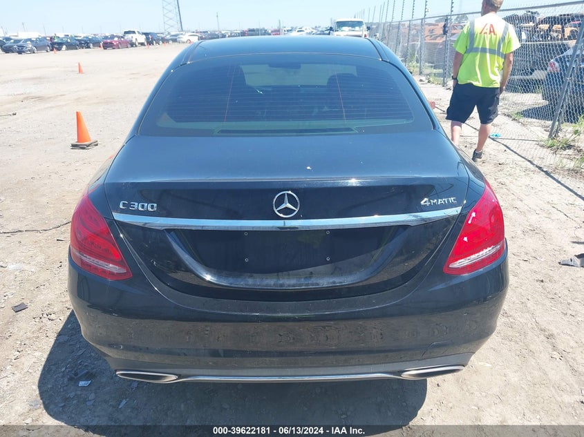 2015 Mercedes-Benz C 300 4Matic/Luxury 4Matic/Sport 4Matic VIN: 55SWF4KB1FU020541 Lot: 39622181