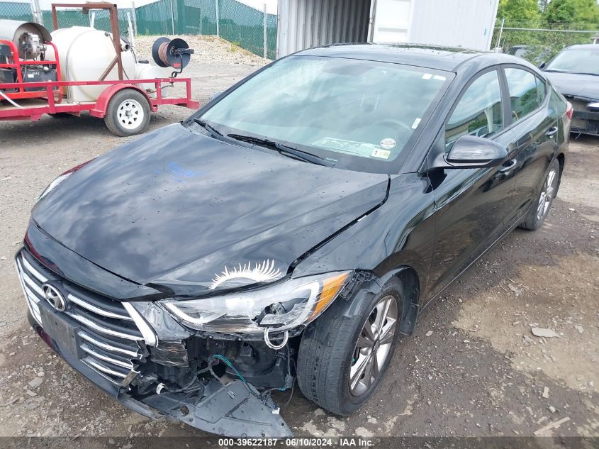 2018 Hyundai Elantra Value Edition VIN: KMHD84LF4JU468823 Lot: 39622187