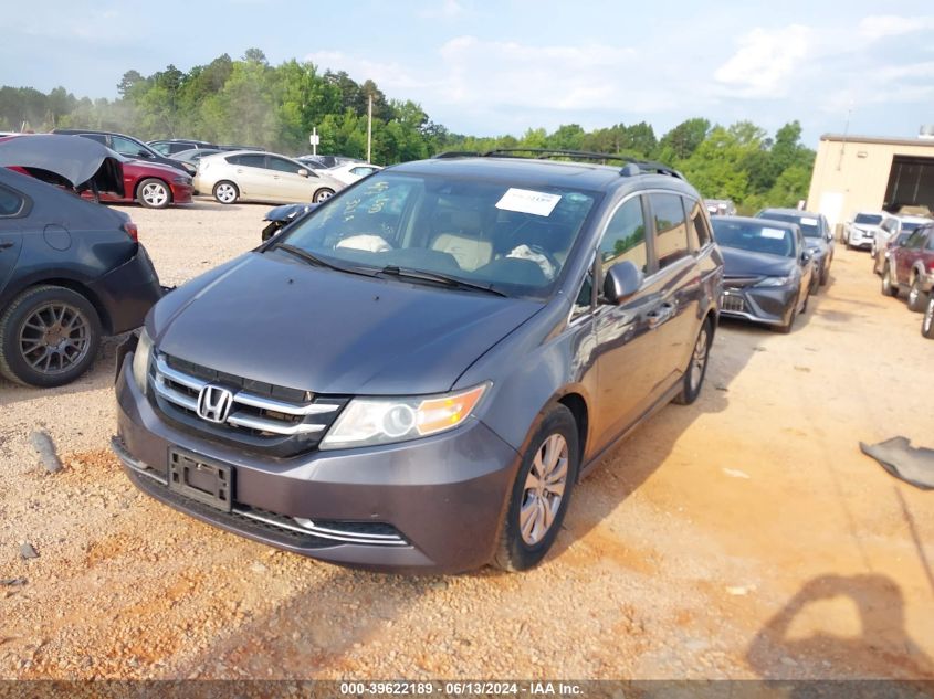 2016 Honda Odyssey Ex-L VIN: 5FNRL5H61GB102892 Lot: 39622189