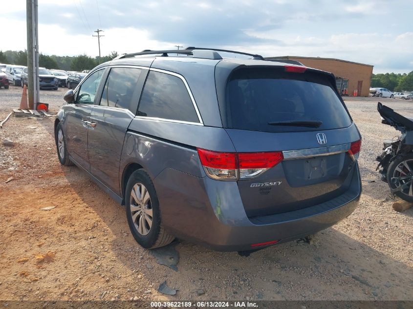 2016 Honda Odyssey Ex-L VIN: 5FNRL5H61GB102892 Lot: 39622189