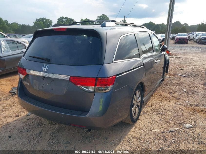 2016 Honda Odyssey Ex-L VIN: 5FNRL5H61GB102892 Lot: 39622189