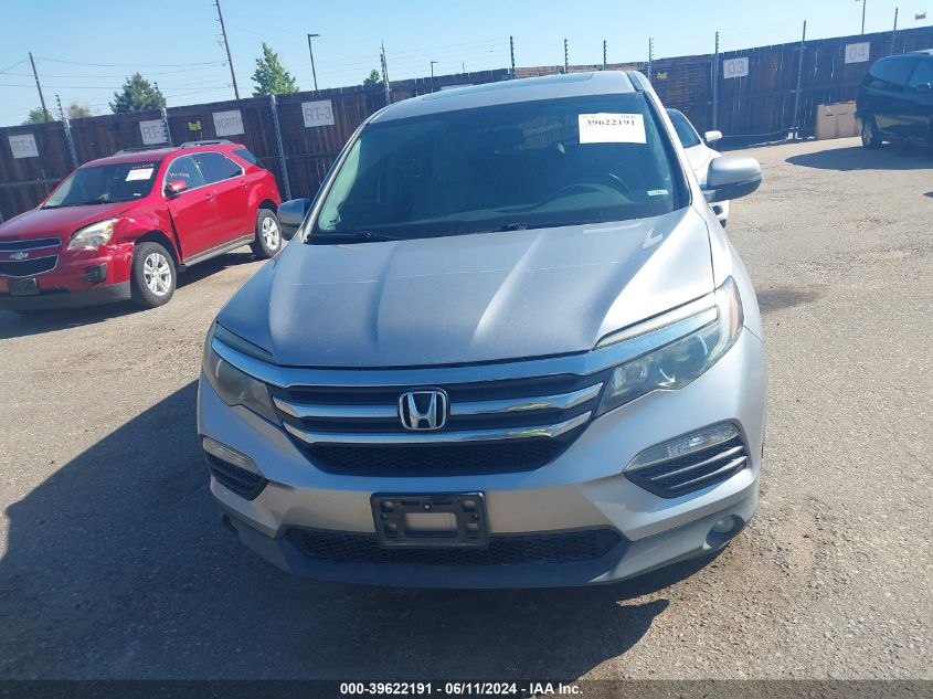 2016 Honda Pilot Ex-L VIN: 5FNYF6H58GB020819 Lot: 39622191