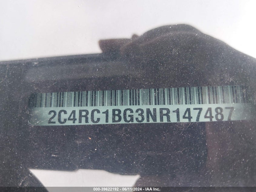 2022 CHRYSLER PACIFICA TOURING L - 2C4RC1BG3NR147487