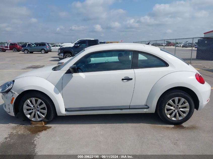 2014 VOLKSWAGEN BEETLE 2.5L ENTRY - 3VWFP7AT5EM624319