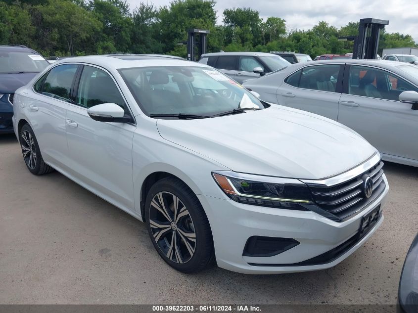 2021 VOLKSWAGEN PASSAT SE - 1VWSA7A37MC012753