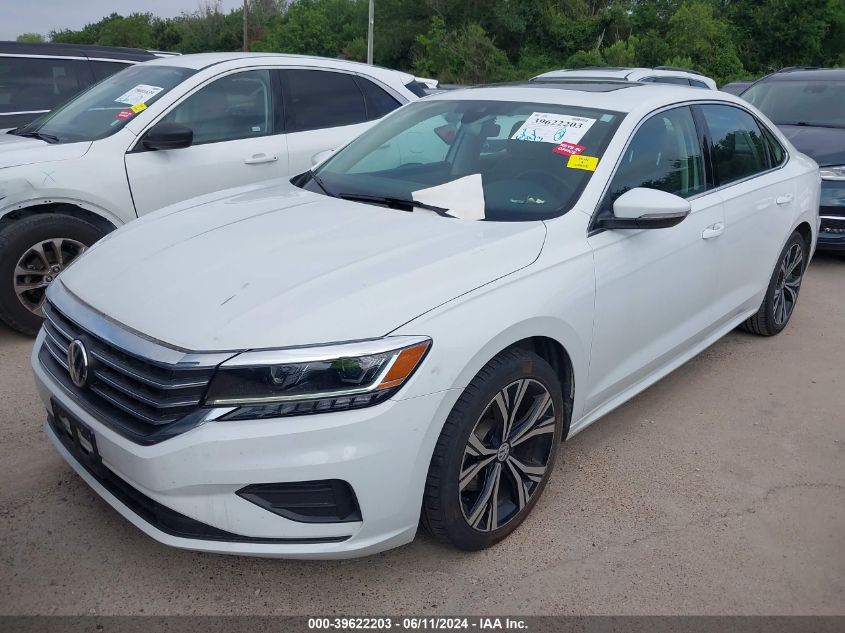 2021 VOLKSWAGEN PASSAT SE - 1VWSA7A37MC012753